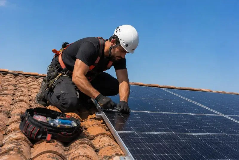 Maintenance et monitoring de panneaux solaires à Torcé