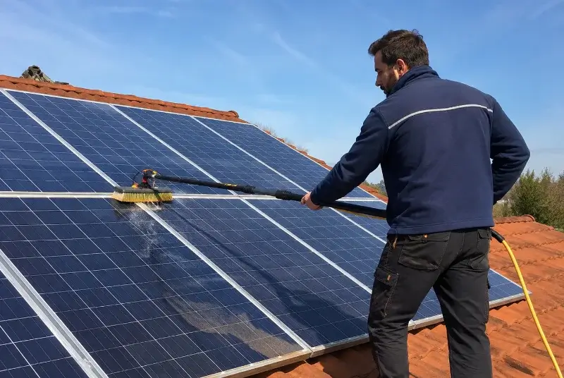 Nettoyage et entretien de panneaux solaires à Torcé